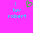 A bright pink background displays cyan text reading 'i luv robert' with a green pixelated heart symbol above the left instance of 'l', while the right instance lacks the heart.
