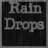 Static 48x48 pixel icon with gray text on black background displaying "Rahm Drops" in a blocky, low-resolution font.