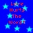 Blue background with light blue stars and red text reading "Love Hurts The Worst" in pixelated font.