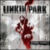 Animated sequence showing a band member with red splatter effects and a stylized 'L' logo with winged figures.