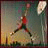 Animated scene of a basketball player in red and green uniform dribbling near a hoop with blurred background, paired with text "Uh OH St.Joes" on red burst.