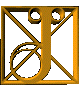 Golden 3D geometric frame with interwoven circular and angular shapes, viewed from multiple angles in a