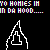 Pixelated text and a white flame-like shape on black background with color-fringed characters.