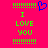 A static pixel art image with a bright pink background, green text reading "I LOVE YOU" in the center, and blue heart symbol above.