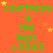 Green text on orange background with yellow stars, repeating 'courtneyy is the best' and '«3333' in a pattern