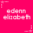 A static image with a bright pink background featuring repeated text and star motifs in white and light pink.