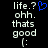 Pixelated text and symbols on black background with blue heart symbol in top-right corner of left