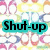 A static image with a colorful patterned background and three text blocks in teal boxes.