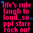 A static digital image displays repeated text in bright pink with blue stars on a black background, featuring a gray square in the bottom-right corner.