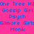 A static image with a bright pink background displaying repeated text in blue and yellow blocks, including "One Tree Hi", "Gossip Girl", "Psych", "Gilmore Girls", and "Monk".