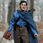 Animated contact sheet showing two frames of a pixelated character in blue clothing with red gloves against a stone background, next to green text reading "Original Icons .com" on dark green.