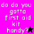 Pixelated text 'do do you gotta first aid kit handy?' on colored backgrounds with star symbols, animated between frames.