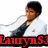 Pixelated images of a person with varying hairstyles and clothing, overlaid with red text reading 'Luvys', 'Michael', and 'Jackson!' on white backgrounds.