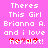 Pixelated text on bright pink background with red heart symbols replacing letters in 'her' and 'alot'.