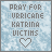 25 pixelated icons with light blue cloud-patterned backgrounds, displaying variations of 'PRAY FOR HURRICANE KATRINA VICTIMS' text and heart or ribbon symbols