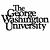 Animated contact sheet showing six frames of a George Washington University buddy icon with text and mascot elements.