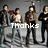 Group of people standing together with text overlay reading 'Thanks for the memories' in pixelated font.
