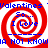Red and white spiral background with blue text reading "Valentines," "So... I Love," and "I NOT KNOW" in pixelated font.