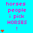 Pixelated cyan background with pink text 'horses people i pick HORSES !' and red heart symbols in three vertical , showing animation changes in heart count per