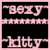 A contact sheet of two animated frames showing pixelated text and star patterns on a pink background with black borders.