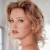 A static image shows a woman with light brown curly hair and blue eyes on the left, next to green text reading 'Original Icons .com' on a dark green background.