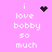 Pixelated text on pink background with animated black symbols replacing static icons.