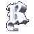 stylized letter R icons in varying fonts, colors, and styles displayed against a gray background