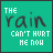 25 identical teal squares each containing text: 'THE YAIN CAN'T HURT ME NOW' with variations in letter color and opacity across frames
