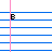 Animated sequence showing text phrases and heart symbols on a lined paper background with blue lines, pink vertical dividers, and red pixelated hearts appearing in the bottom