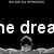 Pixelated black background with white text reading 'ne drea' and a grayscale rocket ship launching from a gray surface.