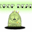 Green pixelated character with closed eyes and small yellow accents on a white background, under text reading "DROP DEAD".