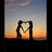Silhouetted figures on a sunset background with yellow text 'i.l.y.s.m' appearing in the upper right.