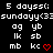 Pixel art displays repeated text and symbols on black background with red heart in bottom-right corner of two