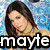 Six celebrity portraits arranged in a with blue swirling background, each labeled with a name below