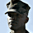 six showing a military-themed icon with three distinct character views and text