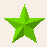 pixelated star-shaped icons in various colors and styles, including solid, gradient, and folded designs