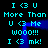 Pixelated cyan text on black background with blue glowing effect, repeating phrases and symbols in