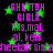 Pixelated text and green stars on black background, with repeated phrases and partial text variations across the image.