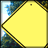 Yellow diamond-shaped road sign with black curved arrow symbols in various positions against a blurred background of trees and sky.
