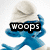 Four Smurf characters in a , each with distinct poses and text overlays: one adjusting hat, one standing with hands on hips, one covering face with hand, and one with long hair