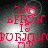 Red pixelated text overlays a grayscale moon-like background with shifting light effects
