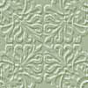 A static pattern of interwoven, light-colored lines on a muted green background forming an abstract geometric design.