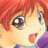 A 48x48 pixel animated buddy icon featuring a close-up of an anime-style character with red hair and large eyes on the left, paired with text reading "Anime IM" and "com" on a black background to the right.