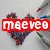 Six distinct buddy icons arranged in a , each featuring the text 'maeveo' on colored backgrounds with various symbols and designs