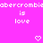 Pixelated text and heart symbols on a bright pink background with repeated 'obercrombi' at the top.