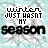 Animated contact sheet showing three variations of a winter-themed buddy icon with pixelated text and icy background elements.