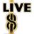 A 48x48 pixel buddy icon featuring a golden microphone with "LIVE" text above it and the phrase "I'M TAKING THE LONG WALK TO JUSTICE" below, displayed in a contact sheet layout with two visible frames showing different states of the microphone.