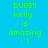 Pixelated green text on colored backgrounds reads DUDE!! kelly is amazing :) with a smiley face.