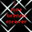 Red text reading 'i love brenna forever' on a black background with white geometric lines, displayed in four identical quadrants.