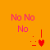 16 colored squares with text and pixel art elements, including 'No No No', 'Your', 'The', 'Pulling The Trigger', a pink gun icon, and red hearts